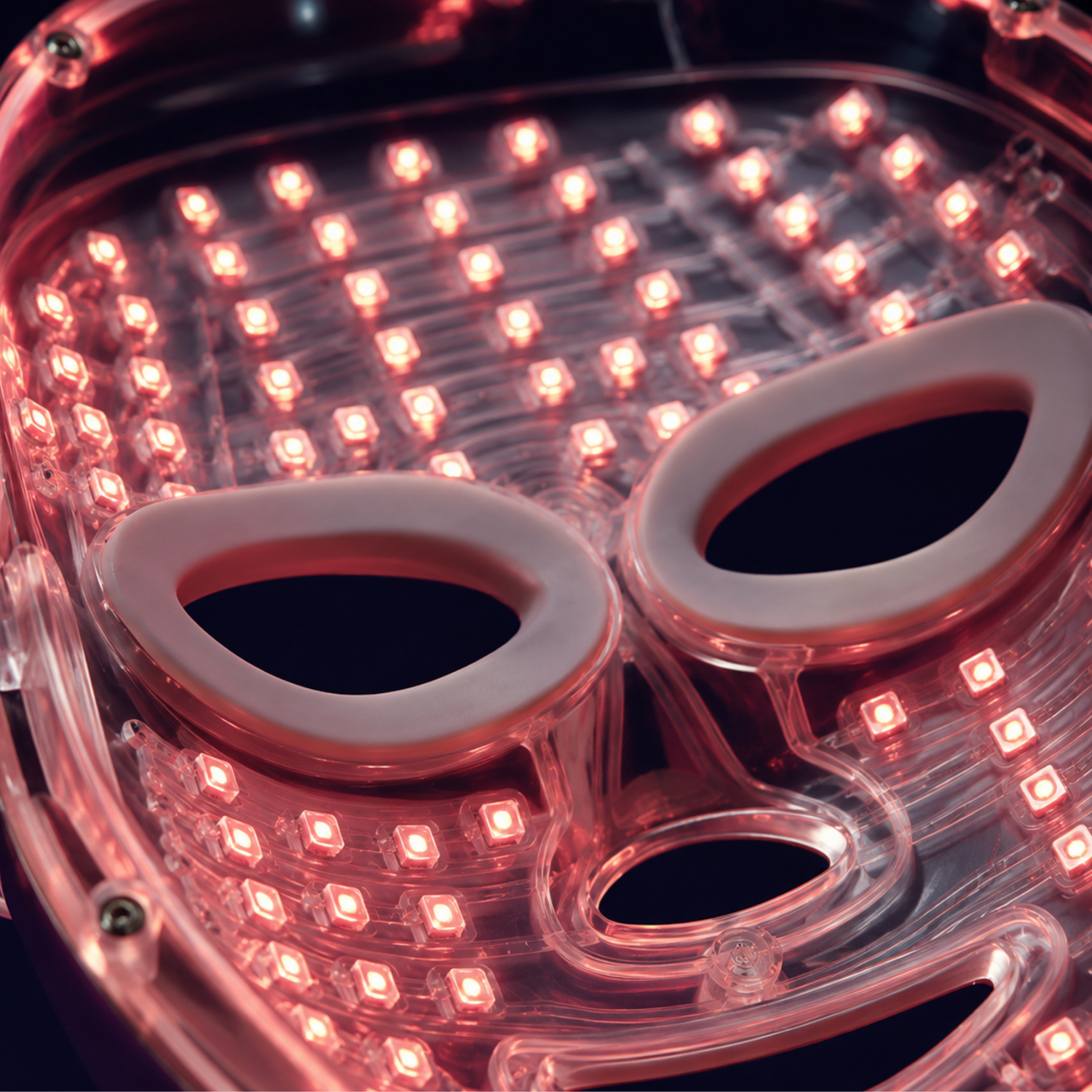 LED masker close-up rode lichttherapie