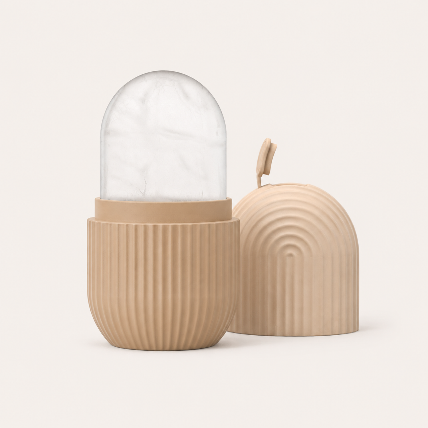 Sēlf Ritual ice roller bruin compact design