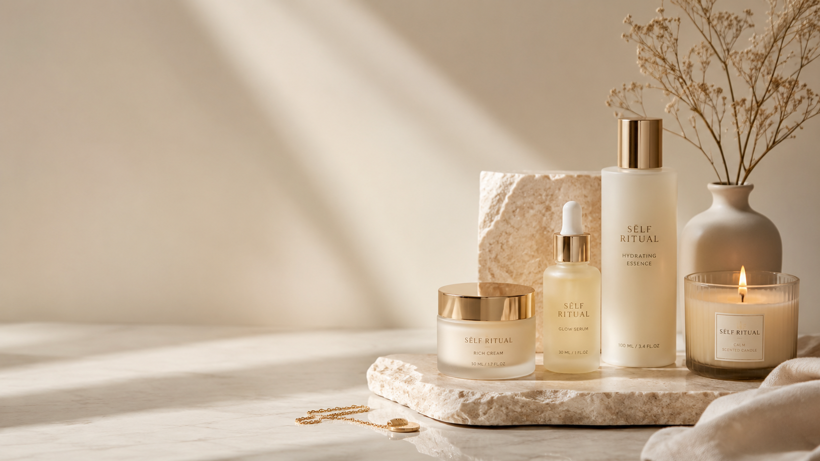 soft skin, gentle ritual.